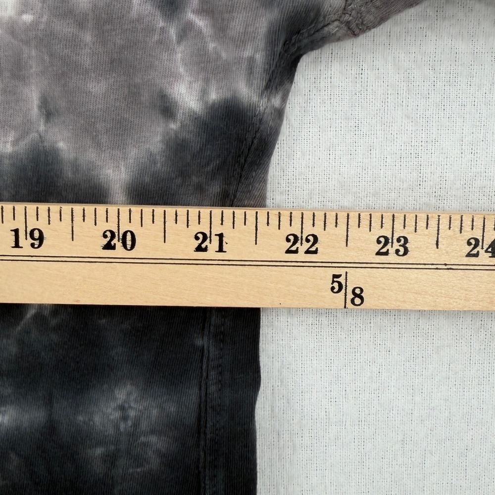 WE THE FREE PEOPLE Be Free Tunic Top Small Gray Tie Dye Mock Neck Long Sleeve - Picture 6 of 16